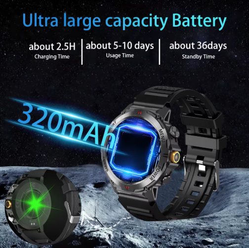 Smart Watch Sports Fitness Waterproof Men