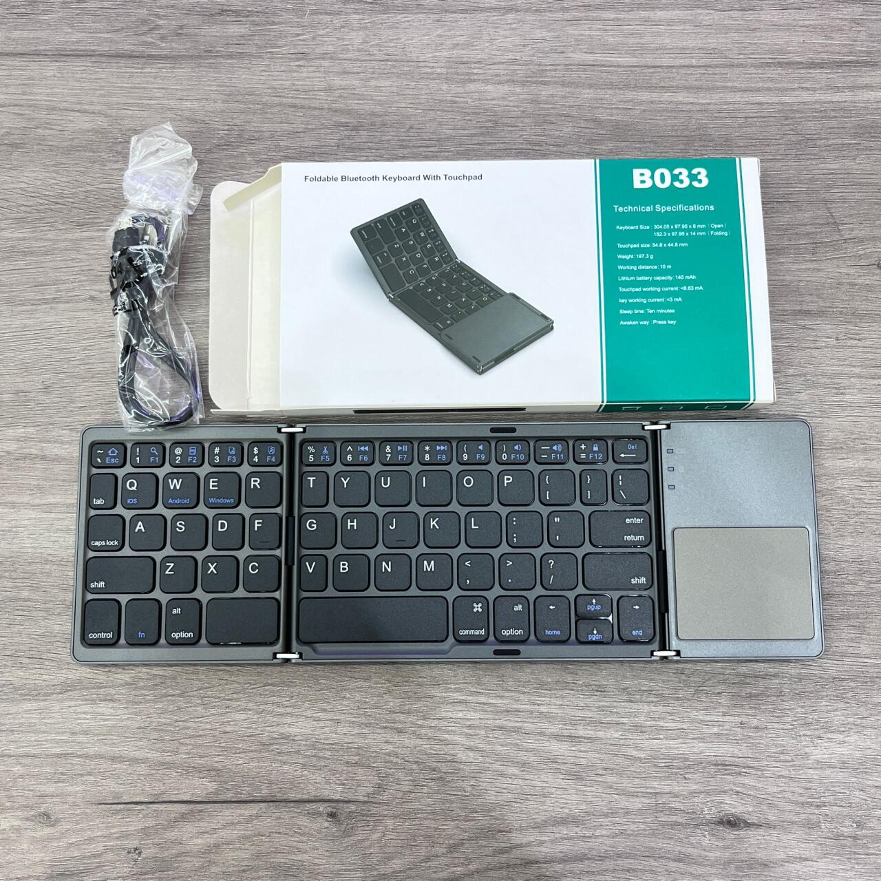 Teclado Plegable Portátil Bluetooth